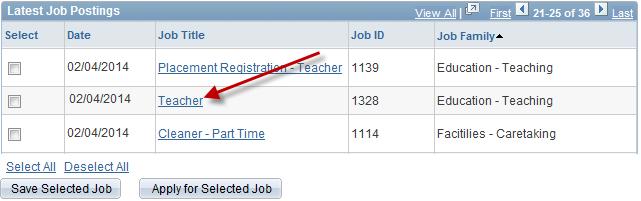 The Careers Home page opens Next, move to the Finding a Job Posting section. Figure 8 Uploading Your Résumé 1.