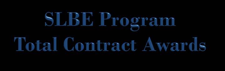 Our SLBE Program Total