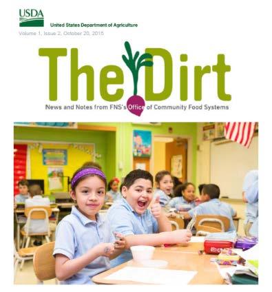 Subscribe to our E-letter, The Dirt!