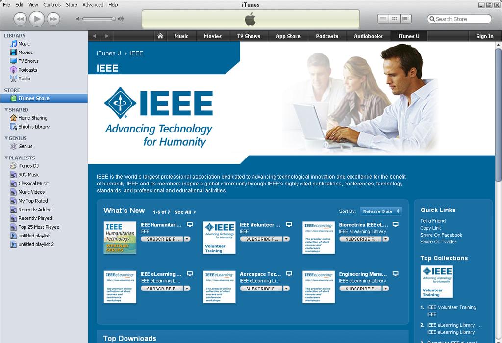 IEEE itunes University Beyond