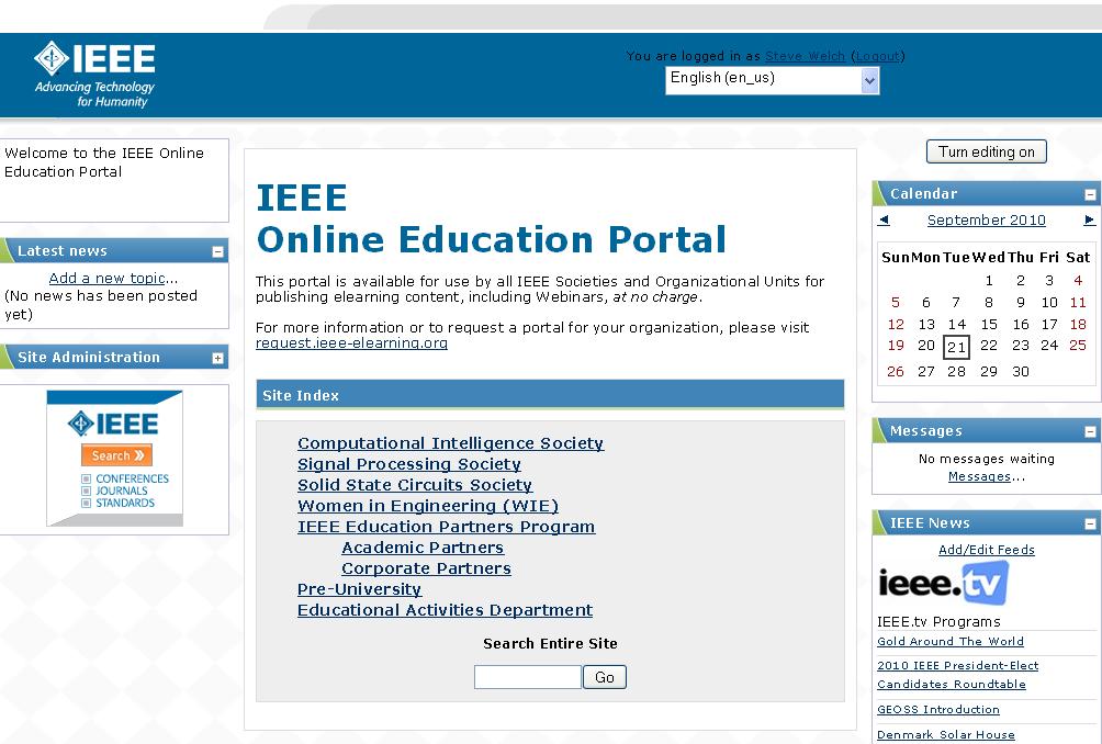 IEEE Online Education Portal http://info.ieee-elearning.