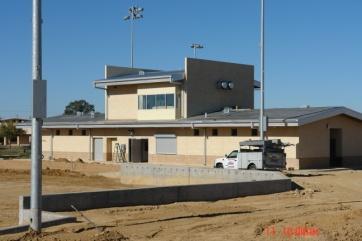 Buildings Press Box, Concession, Restrooms and Ticket booth is