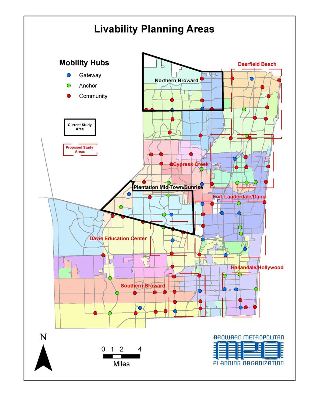 Map 4 Broward Livability Planning Study Areas 13 Chapter 1 Past