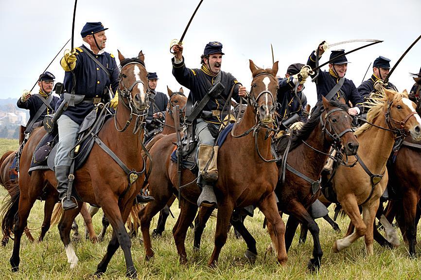 Federal Cavalry encounters a
