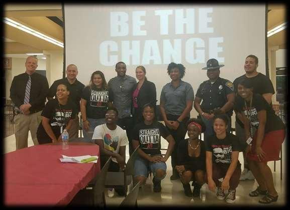 Connecting with Avon Schools Coordinated with African Diaspora Club on forum for BE THE CHANGE Focused on opening lines of communication