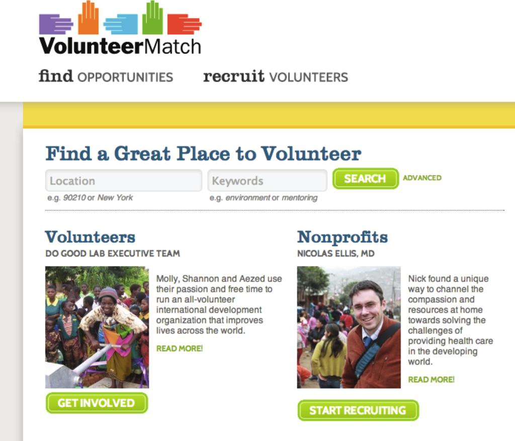 34:26 E. Gerber and J. Hui Fig. 4. VolunteerMatch supports the exchange of human resources for organizations when and where they need help.