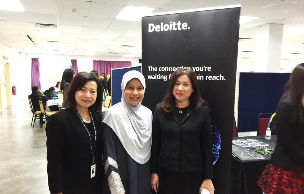 From left: Teh Guat Gnoh, Assurance Support Administrator at Deloitte