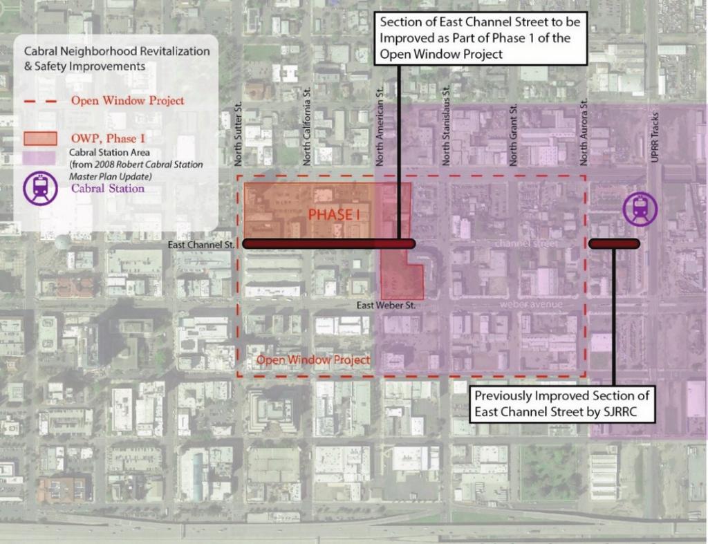 Completion of necessary design work for East Channel Street improvements; Repair of existing sidewalks and curb/gutter; Installation of sidewalks where none currently exist; Installation of enhanced