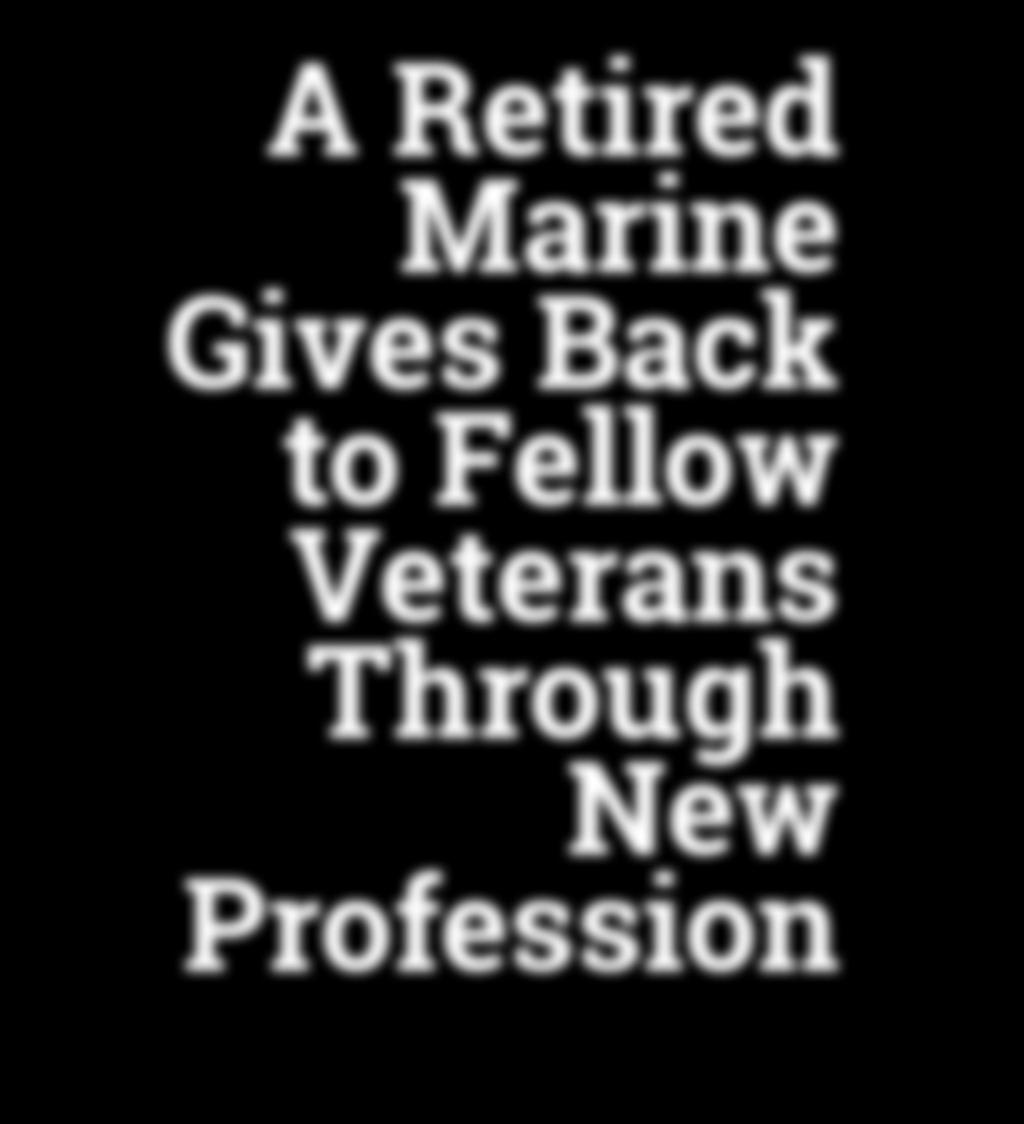 Retired Marine Gives
