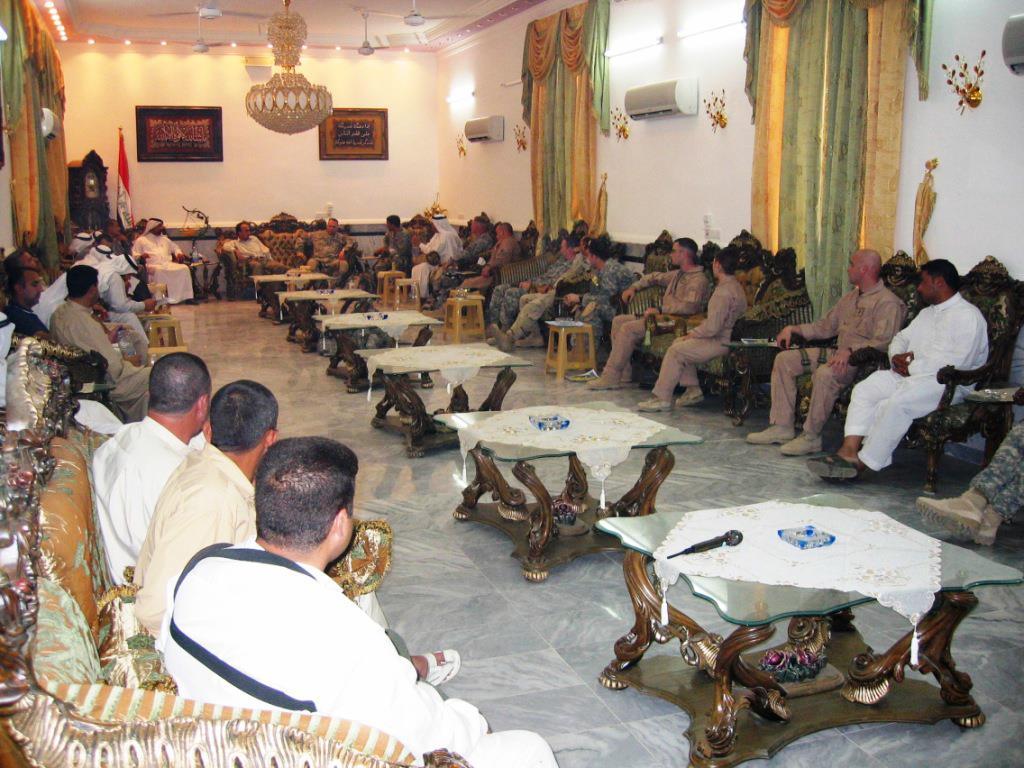 A UMT joins the command team at an initial meeting with a provincial leader and area religious leaders (Ramadi, Iraq 2007). Basic Rules during SLE Don t agree to any first offer at the table.
