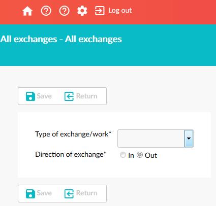 2.3. Type of exchange/work, personal data and home institution Type of exchange/work Choose from the drop-down menu: Teacher for teaching mobility (opettajavaihto) Staff for staff mobility