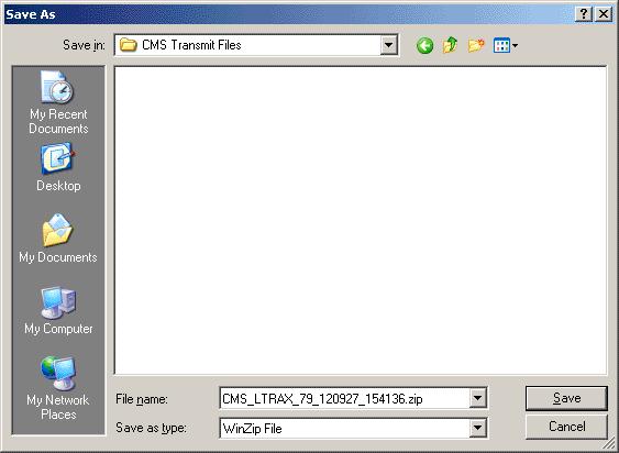 After CMS_LTRAX, the default file name includes your facility s Medicare Provider ID (CCN) followed by the file creation