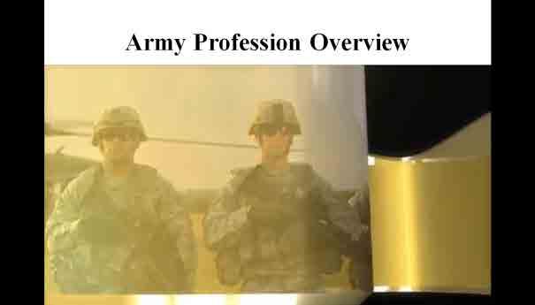 These ideas and concepts are captured in newly updated Army Doctrine Publication 1 (ADP 1, Chapter 2) The Army, and newly created Army Doctrine Reference Publication 1 (ADRP 1) The Army Profession
