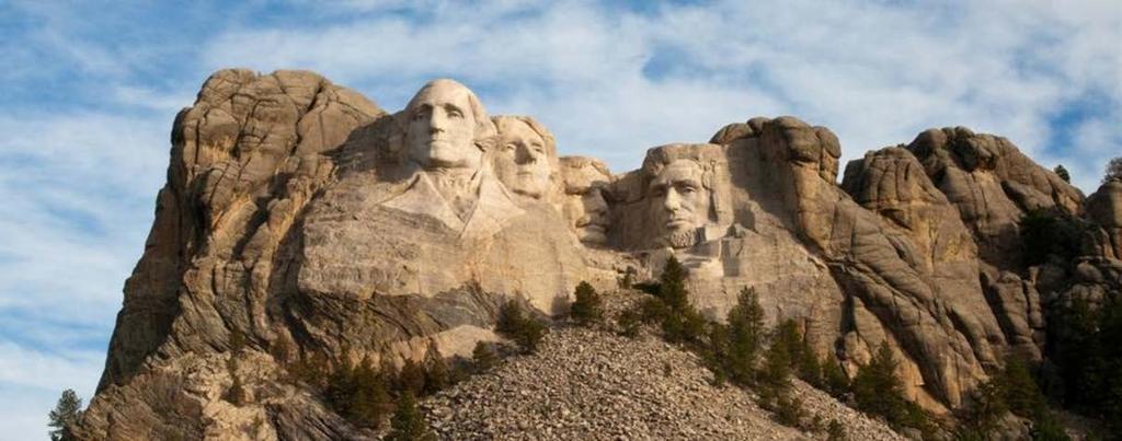 OUR GEOGRAPHIC REGION MOUNT RUSHMORE Almost three million people visit