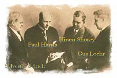 Who were these men? Silvester Schiele, a coal dealer Hiram Shorey, a merchant tailor Gustavus Loehr, a mining engineer Paul Harris, a lawyer And thus was the first SERVICE CLUB born.