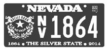 Prefix VFF VINTAGE Dark background with white letters, included is NEVADA and year 1942.
