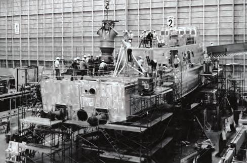 After an extensive test period, the first boat was delivered from the plant in Renton in 1975.