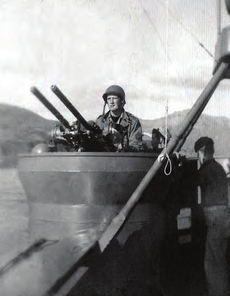 The rescue boats supporting air and sea operations, in the Alaska combat zone, were armed to fend off any enemy attacks during the abortive Japanese invasions of the