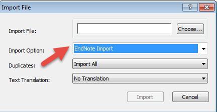EndNote Import. The College of St.