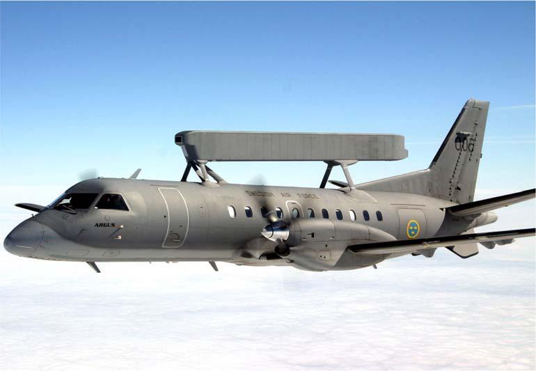 ERIEYE Airborne Early Warning Radar System on Saab 340 Aircraft Command and Control The package includes a Command and Control system that will be integrated to the existing Royal Thai Air Defense