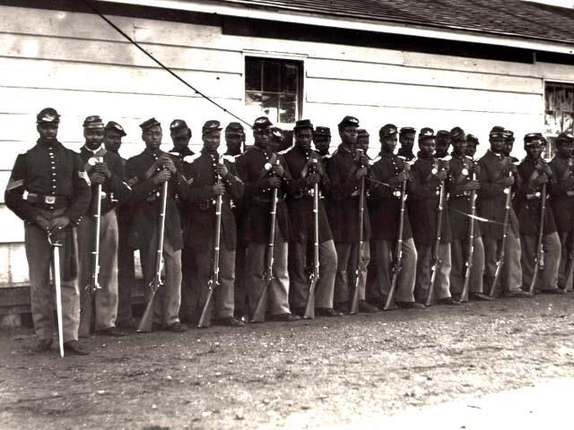 African American Soldiers 180,000 African Americans fought in the Union Army. 29,000 in the Navy.
