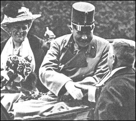 vs. Triple Entente (Allies) outbreak of war sparked by assassination of Archduke Ferdinand Wilson immediately