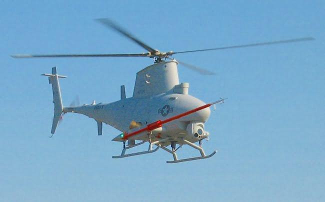 Greater payload volume First flight of MQ-8B variant