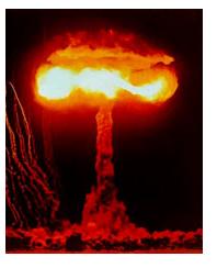 September 1949 the Soviet Union detonates its first atomic weapon, thus begins the "Arms Race" Truman reacts by instructing the Atomic Energy Commission to