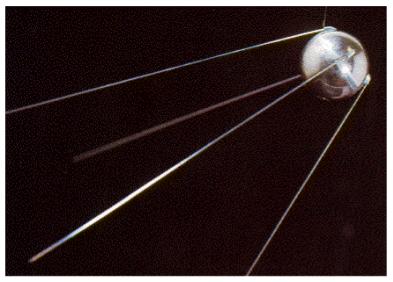 The Soviet launch of Sputnik I and Sputnik II send the Cold