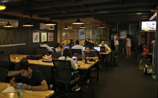 As India emerges as one of the biggest markets in the world for tech-based startups, hierarchal, to relaxed and bar-like.