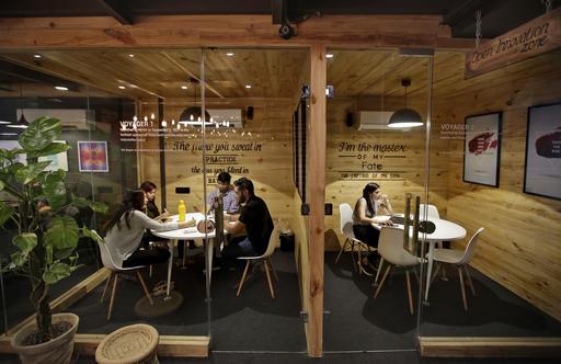 The first co-working offices began springing up in India about three years ago.
