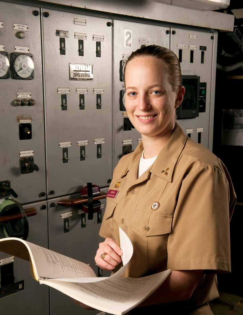 Midshipman Cassandra Sattler Marine Engineering Technology major Derby, Kansas I was looking for