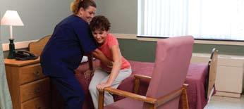 Extensive Assistance (Example B) Betty requires staff to partially lift and support her when transferred