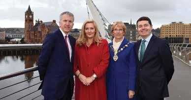 Donohoe and Ó Muilleoir Paschal Donohoe TD, said: I am pleased to be in Derry where the Peace bridge is a very visible demonstration of the support that the European Union has given to the process of