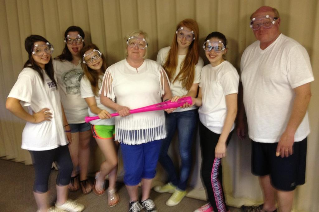 At their June 3rd meeting, the youth group packed 10 health kits for UMCOR and then