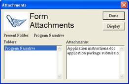 Deleting a Document To delete a document which you have uploaded, to the form, open the form, click the Delete button. If multiple documents are attached, the Delete Attachment window will open.