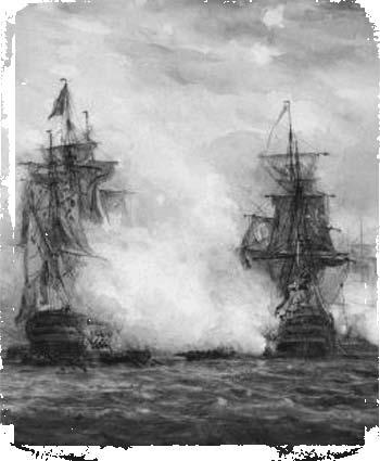 The British, with its most powerful navy in the world, used a closed blockade, which stopped ships from leaving or entering the U.S. all along the Eastern Seaboard.