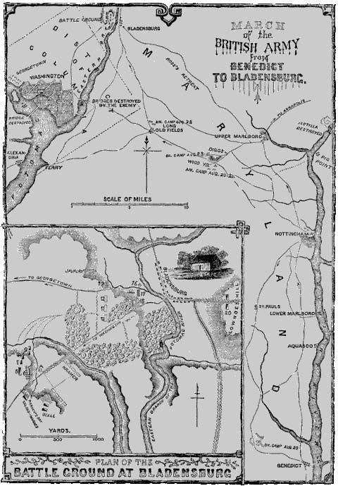 Battle of Bladensburg August 24, 1814 Prelude to burning of Washington D.C. British easily defeated inept U.S. militia Way cleared to enter Washington D.C. At the Battle of Bladensburg, U.S. General William H.
