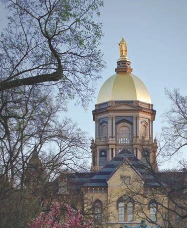 WITH A CRITICAL MIND COMES Spirit Notre Dame was founded by the Congregation of Holy Cross over 170 years ago,