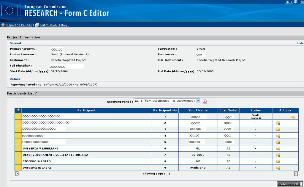 Edit Form Cs: after saving, the draft Form C remains editable (1) and