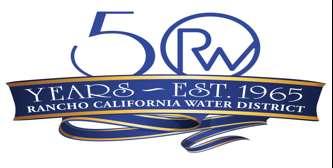 Rancho California Water District In the Community August Events 8/6- Murrieta Chamber Mixer 8/8- Temecula Farmer s Market 8/13-50 Year Celebration 8/26- Well Drilling Open House RCWD CELEBRATES 50