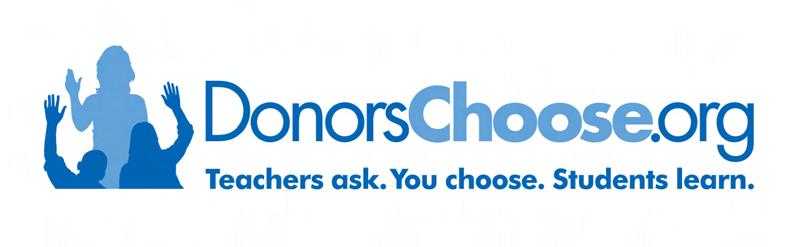 DONORSCHOOSE http://www.donorschoose.