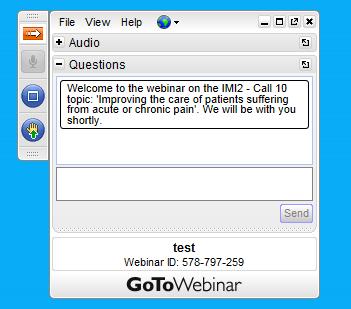 How to use GoToWebinar - questions By phone Click on the