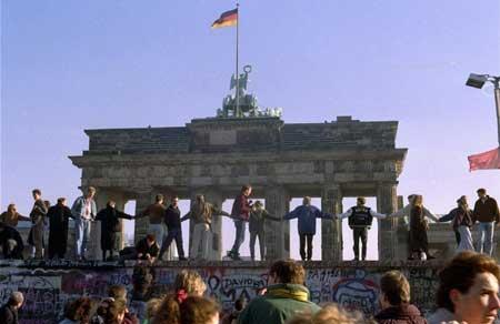 In 1989 the Berlin Wall