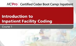 TRAINING Certified Coder Boot Camp Inpatient Online The Certified Coder Boot Camp Inpatient Online is an intensive coding education course that will make coders proficient in ICD-10-CM/PCS coding for