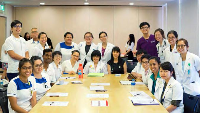 Fostering the Next Generation of Healthcare Professionals By Glennice Yong On 5 May 2017, the Tan Tock Seng Hospital Pre- Professional Education Office (PPEO) coordinated its first student-led