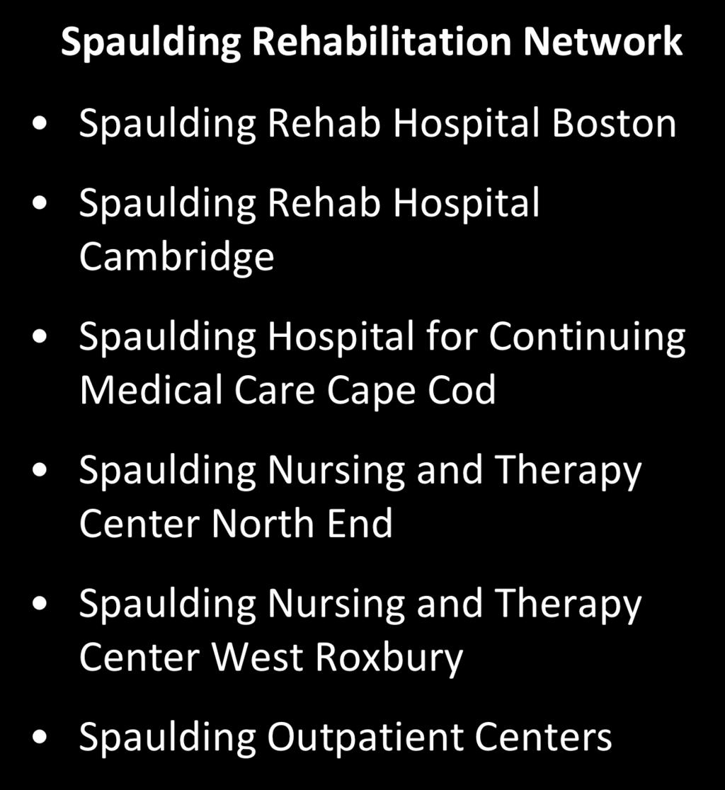at Home Spaulding Rehabilitation Network Spaulding Rehab Hospital Boston Spaulding Rehab Hospital Cambridge Spaulding