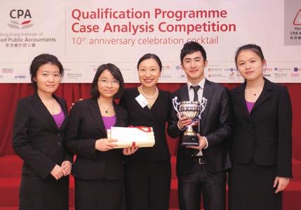 HKICPA Qualification Programme (QP) Case Analysis Competition 2011 organized by the Hong Kong Institute of Certified Public Accountants (HKICPA) Champion & Best Written