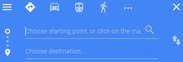 Transportation Plan To complete your transportation plan, complete the following steps: 1. Go to https://www.google.com 2. Click the Google Aps icon. 3. Click the Maps icon. 4.