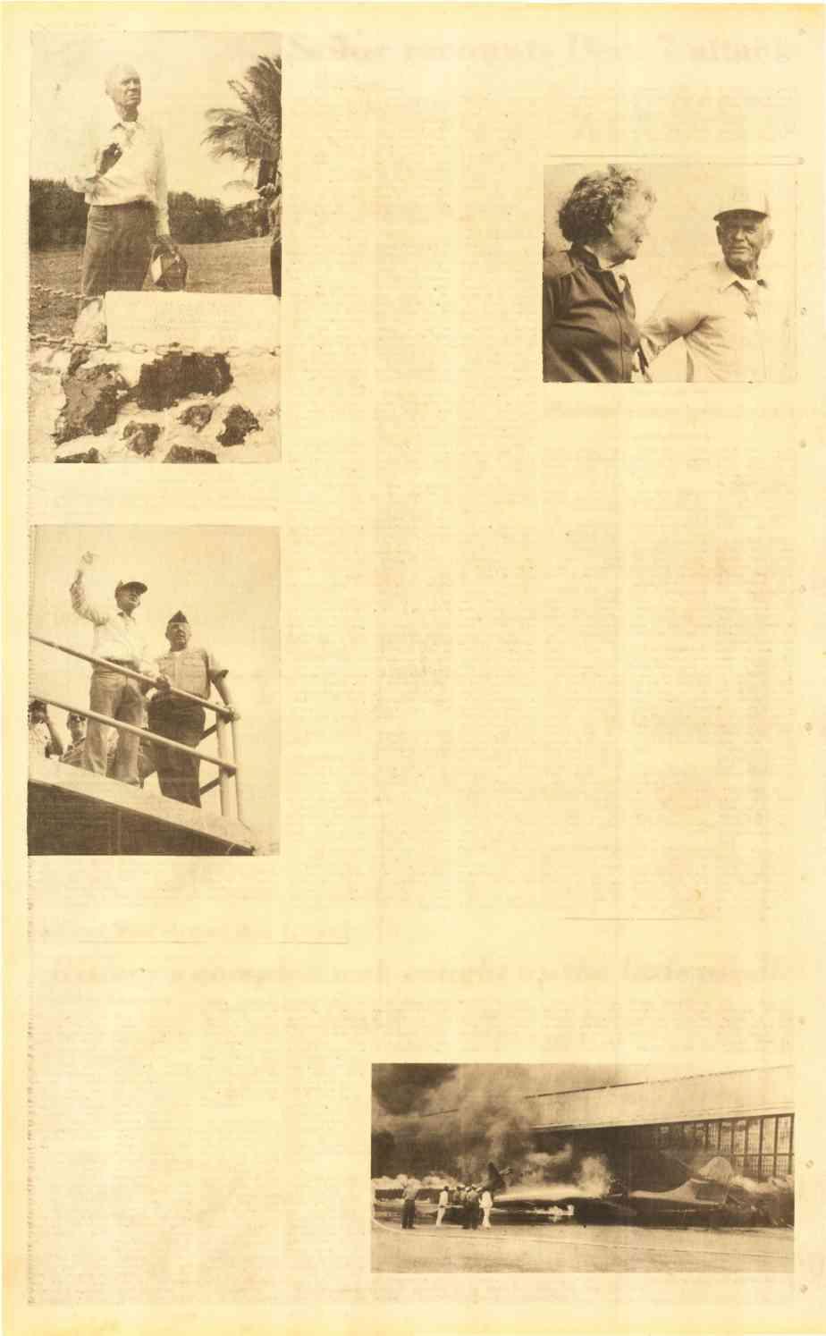 Page A-6, Dec 2-198t Sailor recounts Dec 7 attack A CLAM NEVER MADE - " never claimed that shot that plane down," said John Finn, recipient of themedal of Honor, "but if missed it should have been